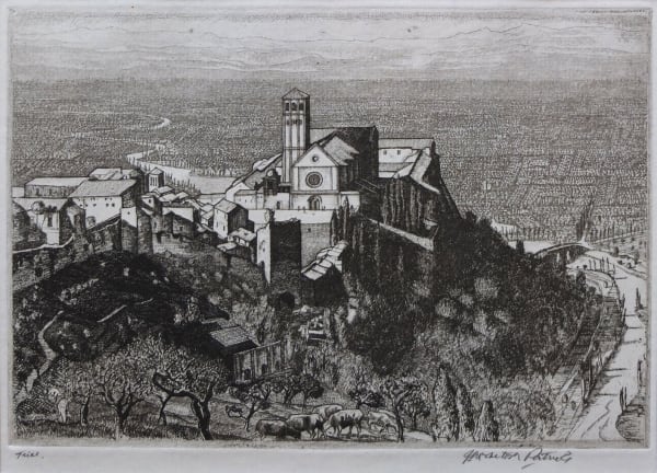 James McIntosh Patrick OBE RSA, Assisi, c.1934