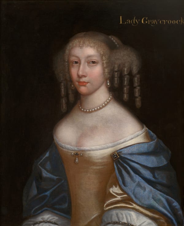 James Carrudus Jean Deans Pringle, Lady of Graycrook inscribed 'Lady Graycroock' oil on canvas 29 ¼ x 24 ½ inches