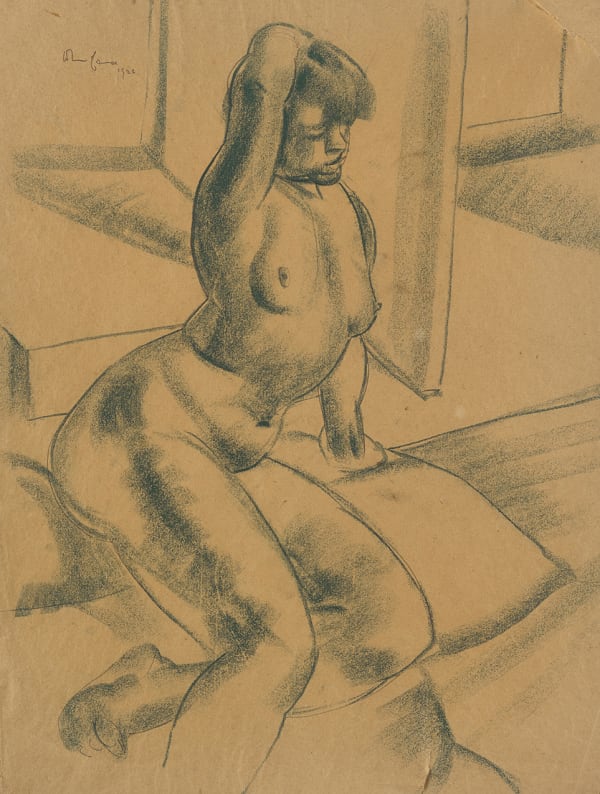 William McCance, Seated nude, 1926