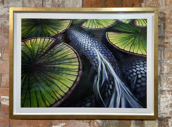 Deborah Jones, Aurora Metallic 2 Framed Limited Edition, 2023