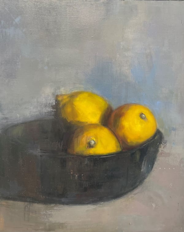Bran Sivas, Lemons in a Bowl, 2024