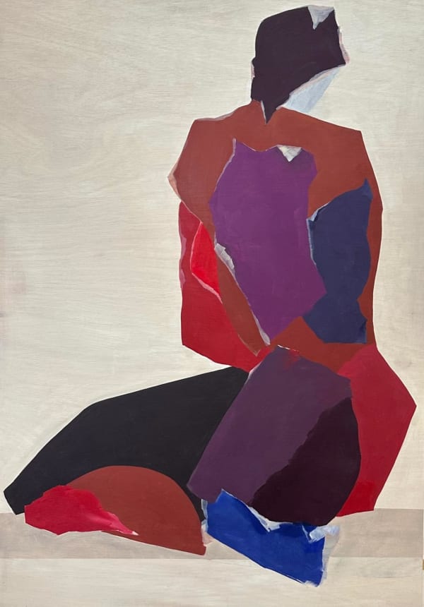 Annabel Hill Loureiro, Purple Back, 2024