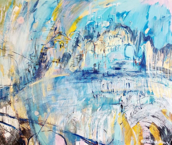 Anna Oborotova, Blue Day in the City of Rains, 2021
