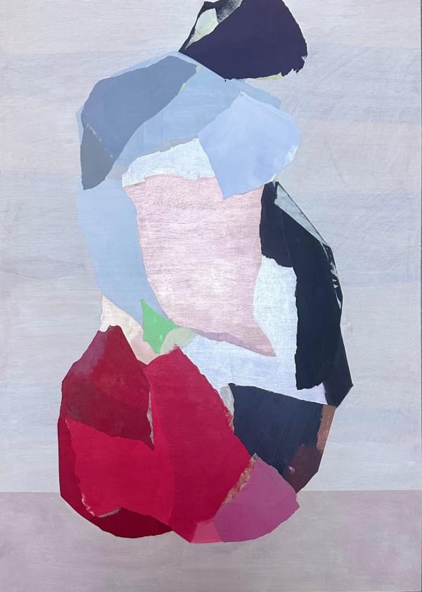 Annabel Hill Loureiro, Rose Gold and Grey Back, 2024