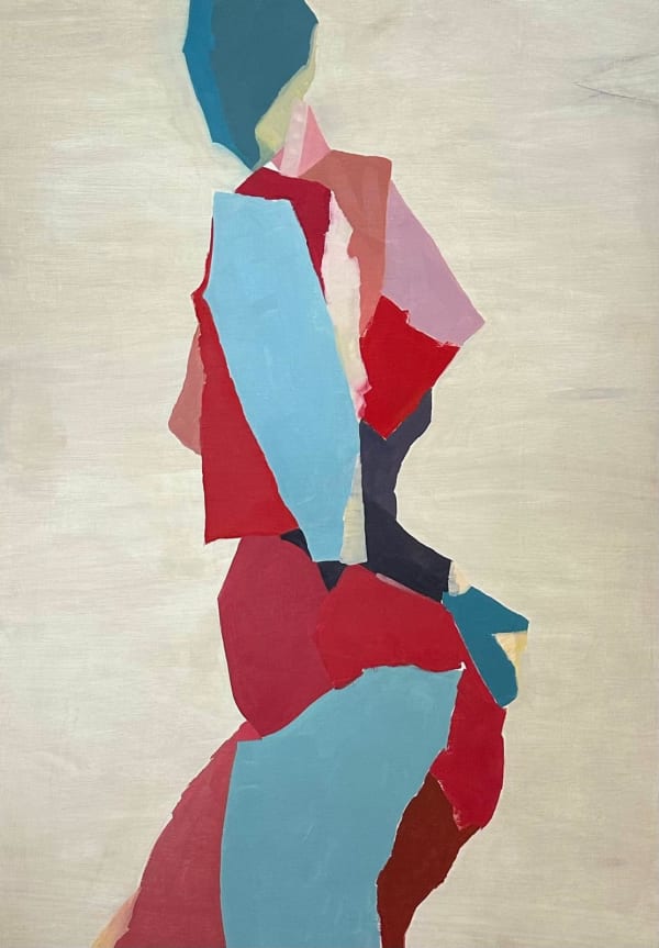 Annabel Hill Loureiro, Red and Blue Stride, 2024