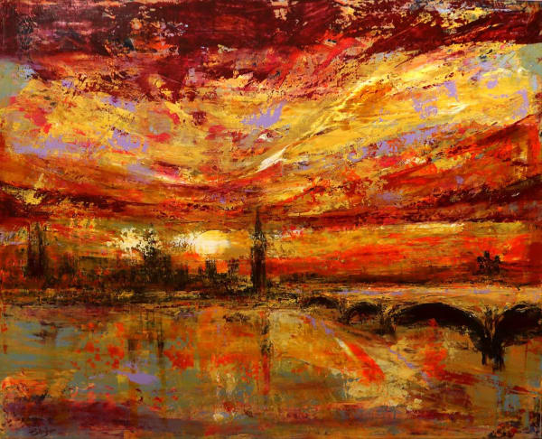 David Cottingham, Evenings Empire, Westminster Sunset, 2025