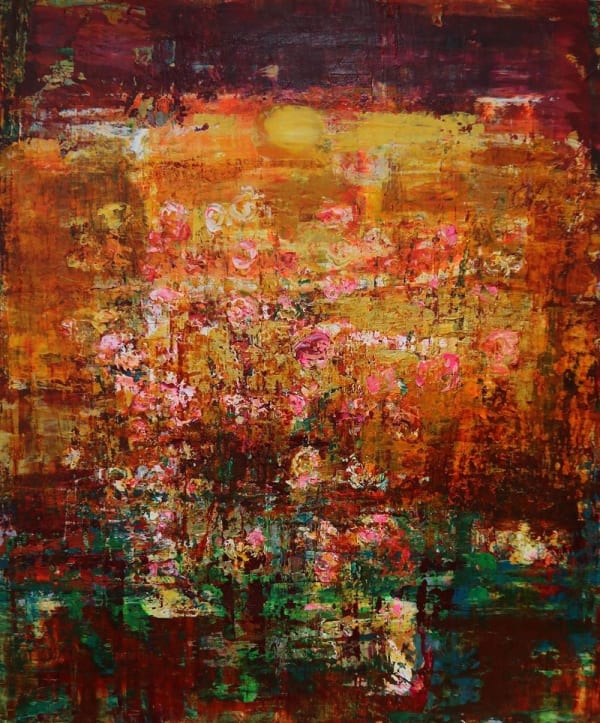 David Cottingham, Dawn In The Rose Garden, 2025