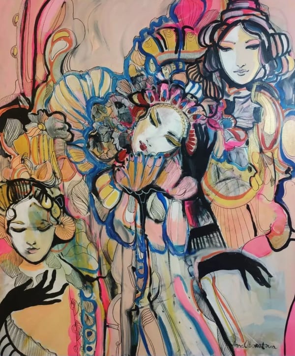 Anna Oborotova, The Woman Behind the Mask, 2021