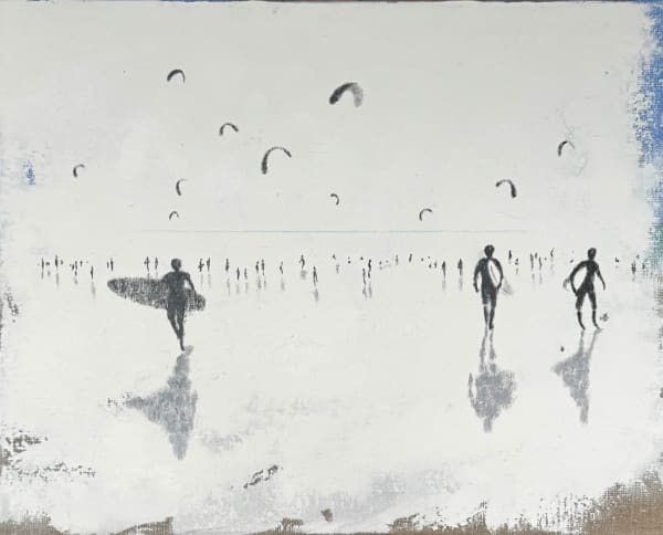 Eline De Jonge, Shadows on Sand - Kites’ Up, 2025