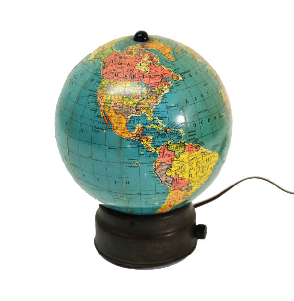 Replogle Globes, Inc, 6-Inch Replogle Illuminating Globe, 1948 c.