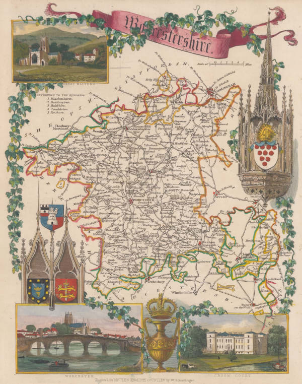 Thomas Moule, Worcestershire, 1830 c.