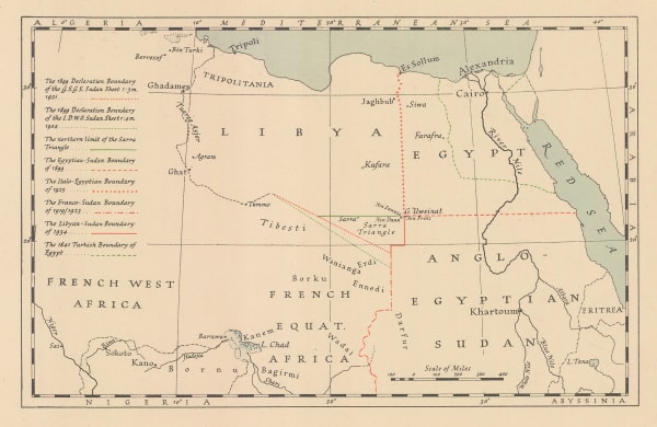 Royal Geographical Society (RGS), Egypt, Libya, Sudan & Chad, 1935 c.