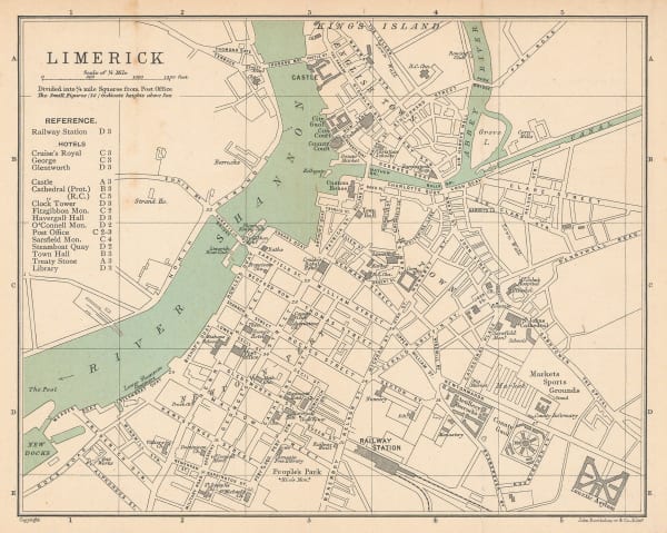 John Bartholomew & Co., Limerick, 1911