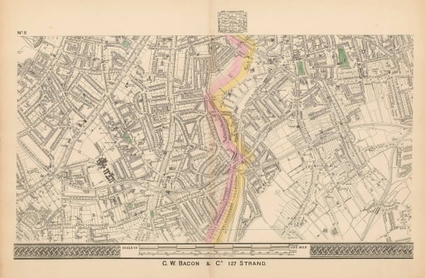 George W. Bacon, Stockwell, Brixton & Camberwell, 1880 c.
