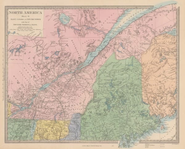 Society for the Diffusion of Useful Knowledge (SDUK), East Canada and New Brunswick, 1860 c.