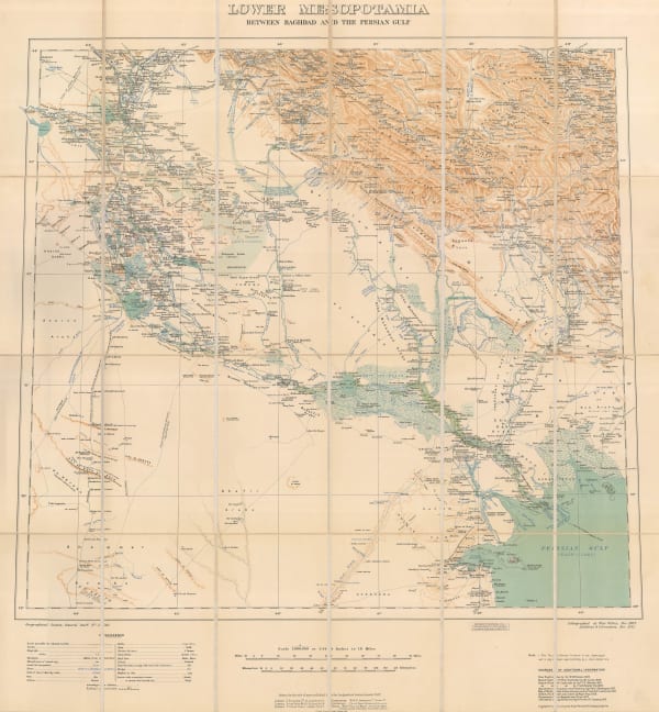 War Office, Southern Iraq from Baghdad to the Persian Gulf, 1915