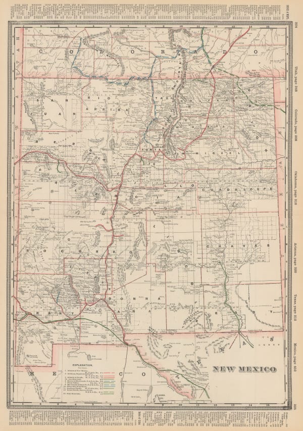 George Cram, New Mexico, 1897