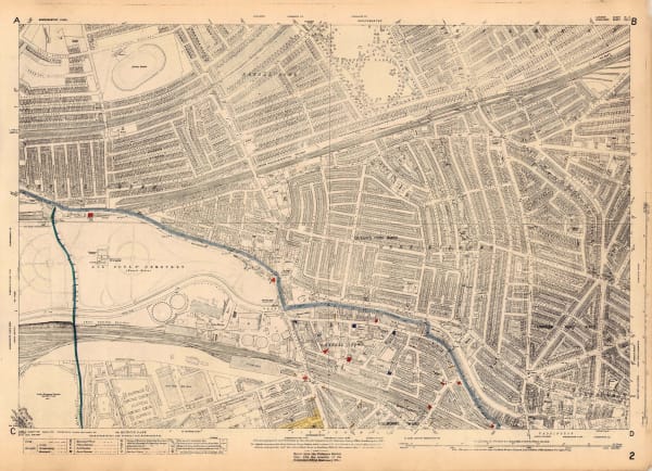 Ordnance Survey, Queens Park and Kensal Town, 1935 c.