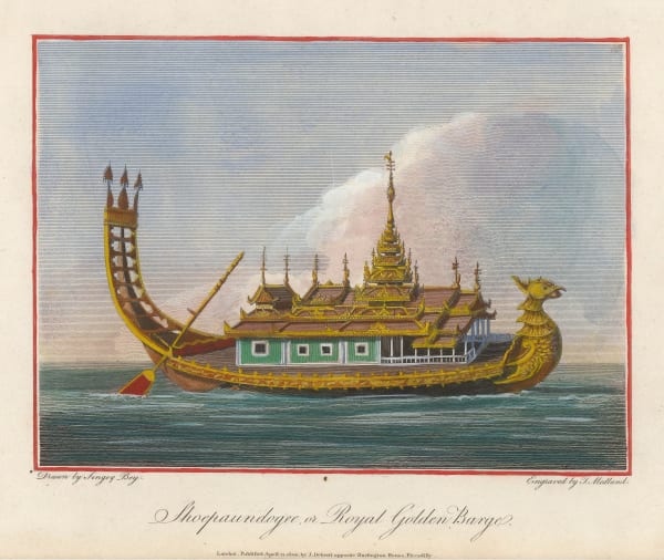 Lt Col Michael Symes, Burma - Royal Golden Barge, 1800