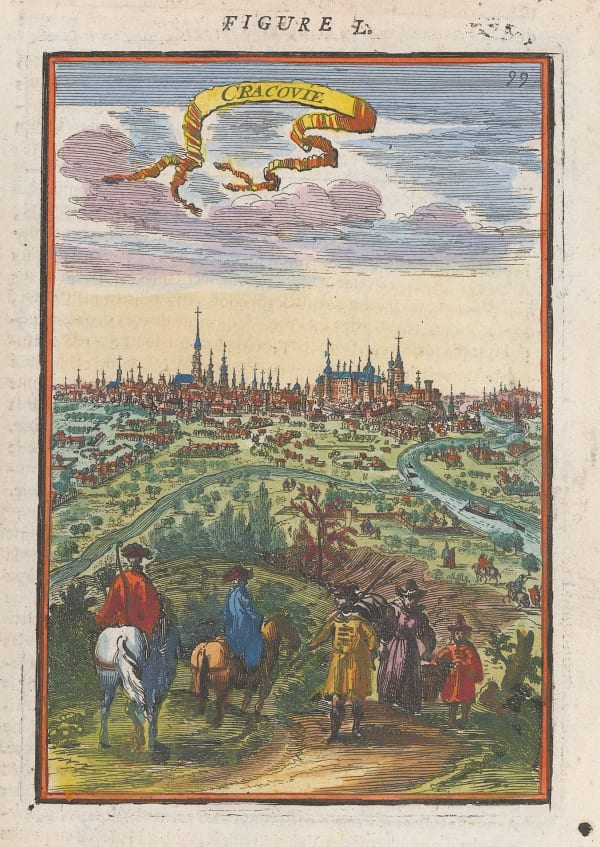 Alain Manesson Mallet, Poland - Krakow, 1719