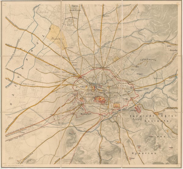 Edward Stanford, Athens, 1910 c.