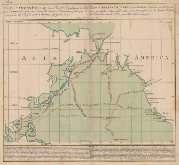 Tobias Conrad Lotter, James Cook's Voyage to the North Pacific & Bering Strait, 1781
