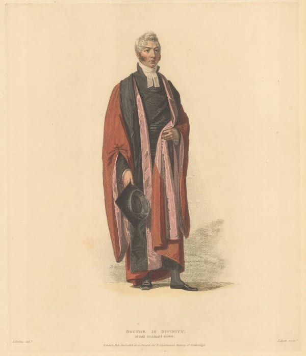 Rudolph Ackermann, Cambridge University - Doctor in Divinity, 1815