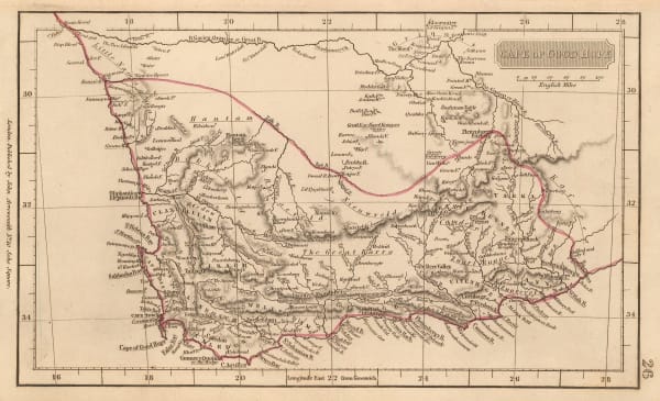 John Arrowsmith, Cape of Good Hope, 1842