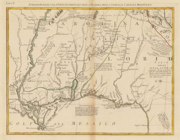 Antonio Zatta, Southern United States just after the signing of the Declaration of Independence, 1778