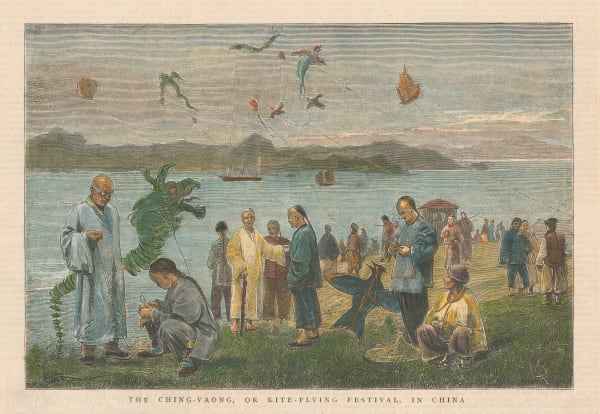 The Graphic Magazine, China - Chung Yeung Festival, Kite-flying, 1879