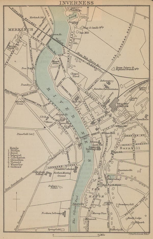 J.G. Bartholomew, Inverness, 1885