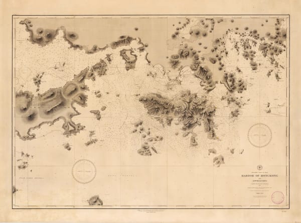 US Navy, Harbour of Hongkong and Approaches, 1889