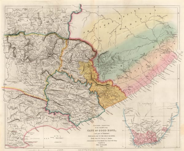John Arrowsmith, Eastern Frontier of the Colony of the Cape of Good Hope, 1847