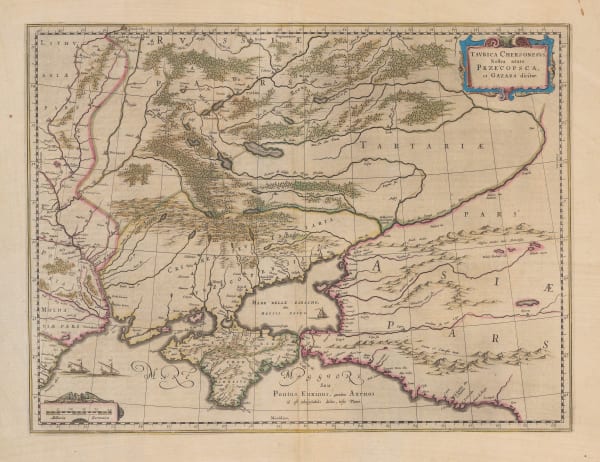 Willem & Jan Blaeu, Crimea and Southern Ukraine, 1640 c.
