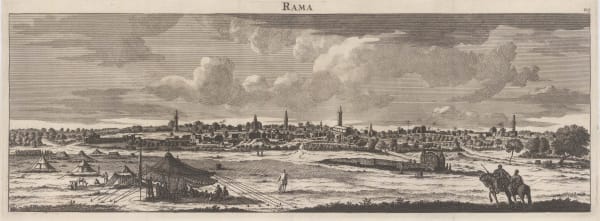Cornelius Le Bruyn, Holy Land - Rama (Ramallah), 1703