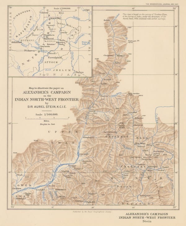 Royal Geographical Society (RGS), Alexander's Campaign on Indian North-West Frontier, 1927
