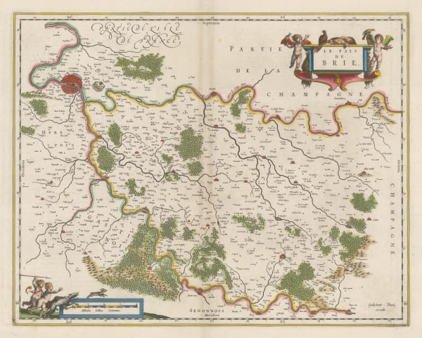 Willem & Jan Blaeu, Brie, 1650