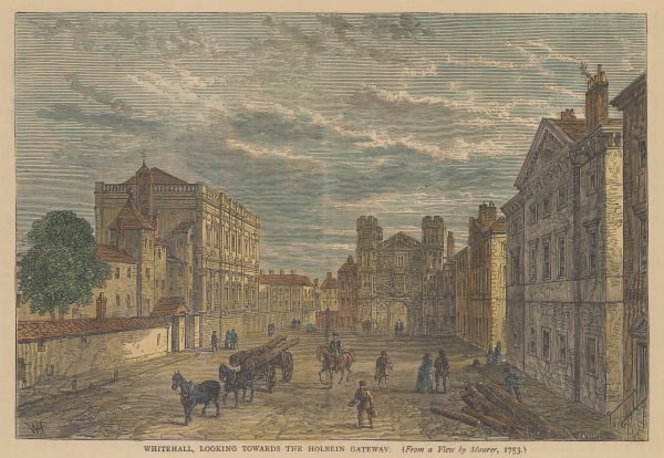 Old & New, London - Whitehall, 1880