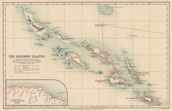 Royal Geographical Society (RGS), The Solomon Islands, 1890