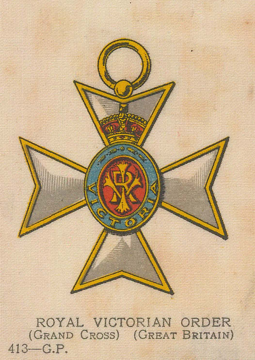 Cigarette Cards, British Army - Orders, Royal Victorian Order, 1910 c.