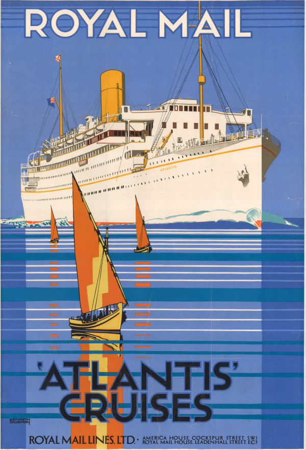 Kenneth Shoesmith, Royal Mail - Atlantic Cruises, 1935 c.