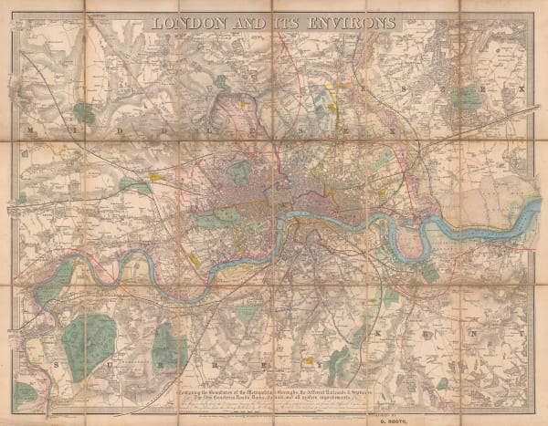 Benjamin Rees Davies, London and its Environs, 1847