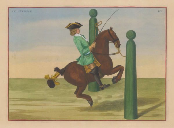 Baron Friedrich von Eisenberg, Horses - Dressage, 1727