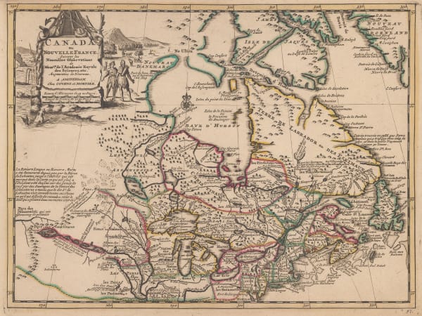 Covens (Jean) & Mortier (Cornelius), Eastern North America, 1730 c.