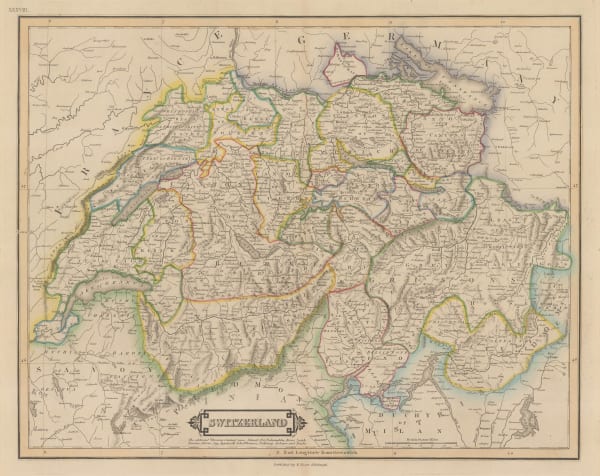 Daniel & William Lizars, Switzerland, 1840 c.