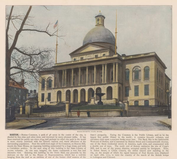 Anonymous, Massachusetts - Boston, State House, 1900 c.