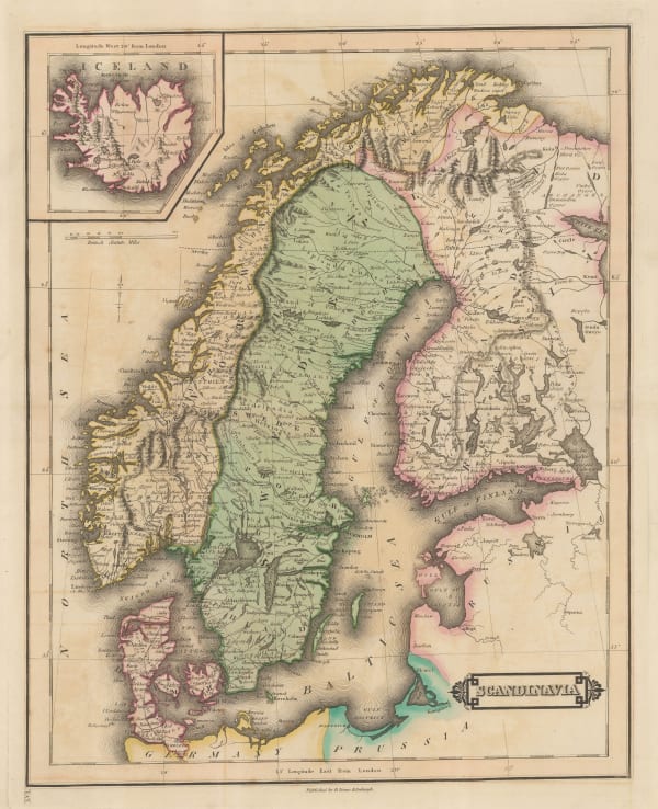Daniel & William Lizars, Scandinavia, 1840 c.
