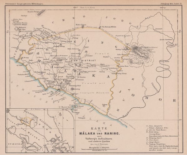 Justus Perthes, Malacca Province, 1857