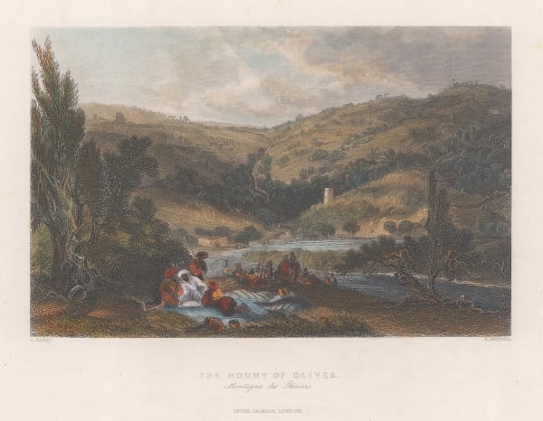 William Bartlett, Holy Land - Mount of Olives, 1838