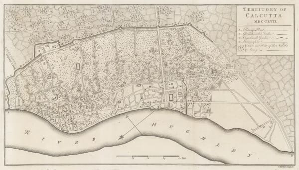 Robert Orme, Territory of Calcutta (Kolkata), 1778
